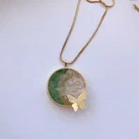 ست گردنبند و انگشتر رزینی