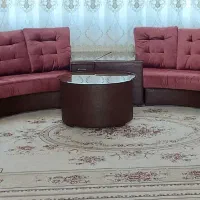 مبلمان مدل نیم دایره راحتی