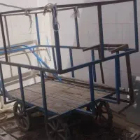 گاری حمل بار چهار چرخ مناسب انبار و فروشگاه