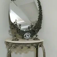 اینه وشمعدان میز دوطبقه