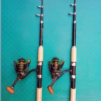 چوب با چرخ ماهیگیری مخصوص رودخانه ها و دریاچه ها