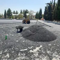 اسفالت محوطه،خیابان ایزوگام شرق لکه گیری