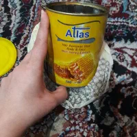 موم دائمی کنسروی عسل اطلس 700 گرمی