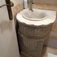 روشویی سنگی صدفی