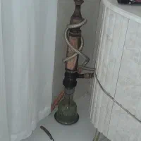 قلیان تنه چوبی
