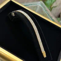 دستبند طلا دو رنگ رولکس  فقط ۶ درصد