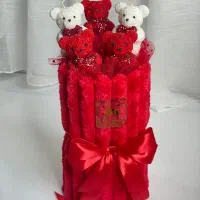 بوکت دسته گل باکس ولنتاین تولد کادو