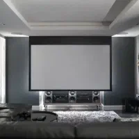 پرده نمایش خانگی و اداری|تلویزیون و پروژکتور|قزوین, |دیوار