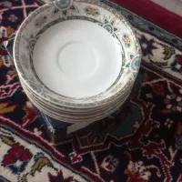 ظروف میوه خوری قدیمی سالم و نلبکی زرین نو
