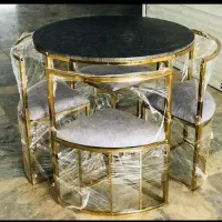 میز صبحانه خوری فلزی کم جا