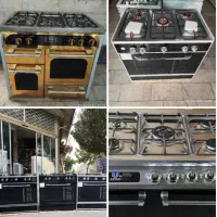 چهار درب فرنما اجاق گاز صفحه ای استیل/تکنوا