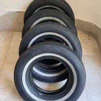 لاستیک 14 دورسفید وانت مزدا ون شورلت بنز دور سفید