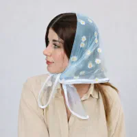 مینی اسکارف توری بابونه