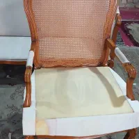 مبل فرانسه ای رنگکاری روکوبی و کلاف خام