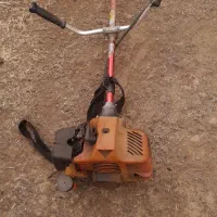 علف زنی  با علف تراش هرس   موتور چوب بری و اره