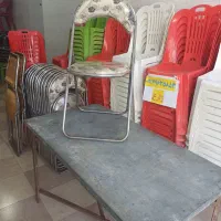 صندلی تاشو فلزی پلاستیکی 153.              زارع
