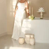 مجلسی سفید فقط برای عکاسی خریدم جشن هم نداشتم