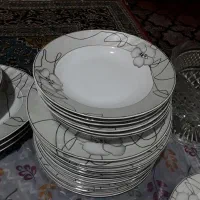 ۱۲ عددبشقاب پلوخوری نو