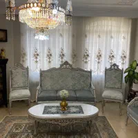 مبل ۹ نفره و ناهارخوری ۸ نفره چوب گردو منبت کاری
