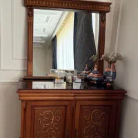 کنسول و آینه تمام چوب