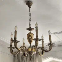 لوستر برنز شش شاخه