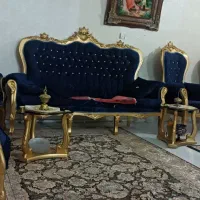 مبل استیل 9نفره. سالم.جنس چوب محکم و عالی