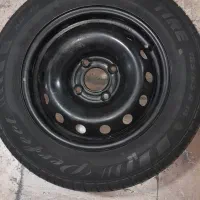 لاستیک کویر تایر 185/65/14 با رینگ سالم سالم
