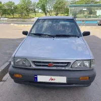 پراید نقره ای مدل ۸۱ استثنایی بدون رنگ