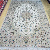 فرش ۶ متری بافت کاشان سفید