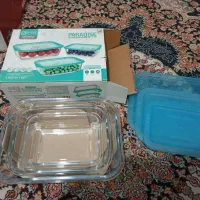 ظروف شیشه ای پارادایس ۳ تیکه