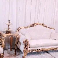 مبلمان 9 نفره طلائی