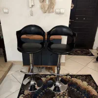 صندلی چرم درجه یک کانتری جکدار در حد نو نو