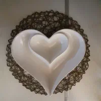اردوخوری سرامیکی قلبی