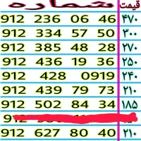خطوط رند ۹۱۲  نقد و اقساط در تصویر موجود است