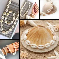 گردنبند و دستبند صدف دریایی