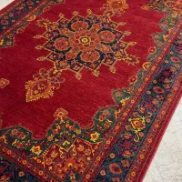 فرش های قرمز مدل قاجاری اقساطی بدون پیش