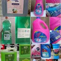مایع ظرفشویی گلی مایع دستشویی سفیدکننده جرمگیر