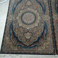 دو تخته فرش 6 متری سرمه ای ستاره کویر