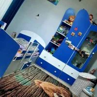 کمد و تخت خردسال و نوجوان همراه تشک و محافظ تخت