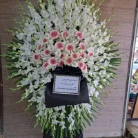 تاج گل سه پایه ترحیم