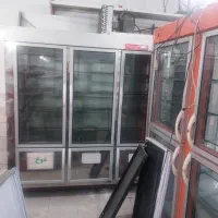 ۲عددیخچال ایستاده صنعتی فروشگاهی سوپرمارکتی وکبابی