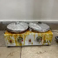 دستگاه وکس دوقولو به همراه یک بسته چوب