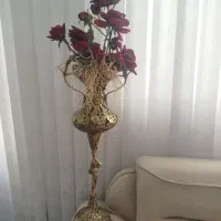 گلدان بلند برنزی سنگین