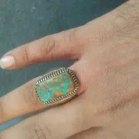 انگشتر فیروزه نقره