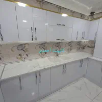 کابینت هایگلاس سفید طوسی سفید کاپوچینو کدz42