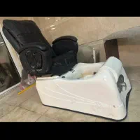 صندلی پدیکور ماساژور دار همراه با جکوزی سرد و گرم