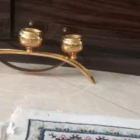 جا شمعی ۳ تایی سلطنتی دکوری در حد نو