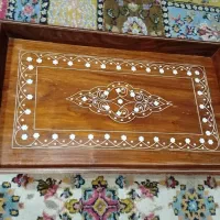 سینی چوبی وارداتی(کویت)جنس چوب گردو نو ۸۰×۵۰