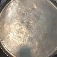 مجمه قدیمی بزرگ قطر ضخیم مسی
