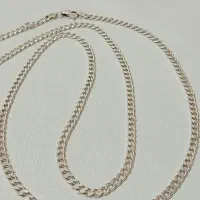 گردنبند ودستبندنقره مردانه